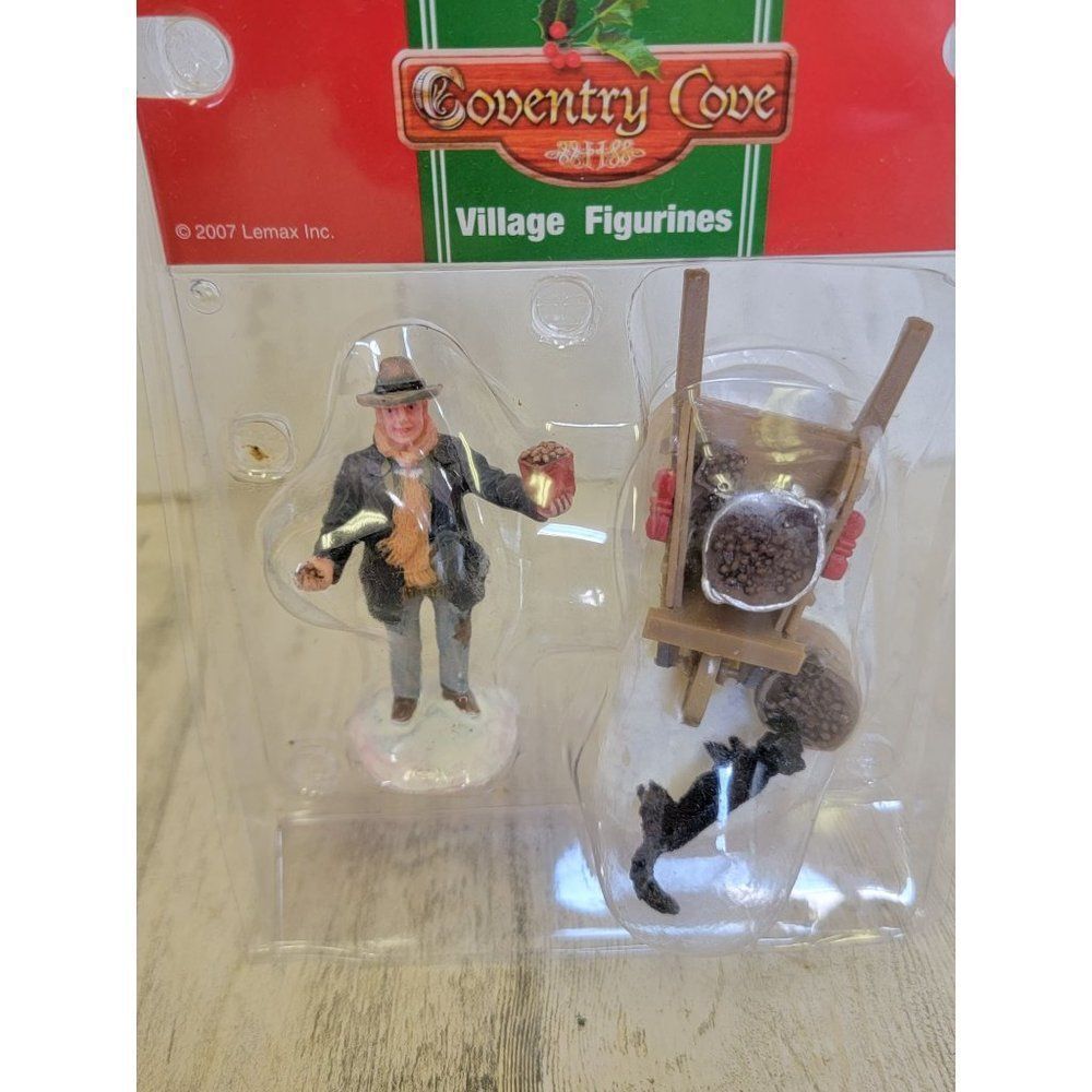 Coventry Cove roasted Chestnut vendor 2007 lemax‎ Village accessory Xmas